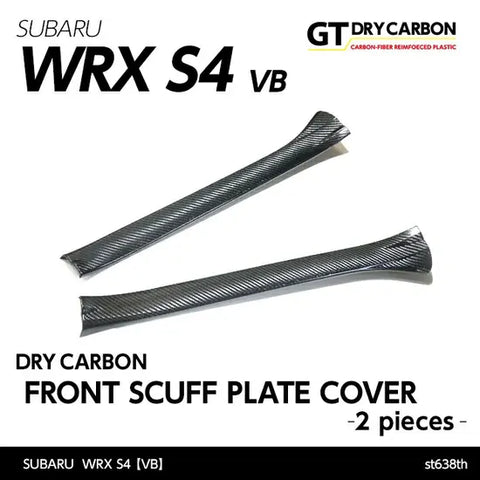 Andro Motorsports Drycarbon Front Scuff Plate Cover 2pc (WRX VB 22+) — fits Subaru WRX