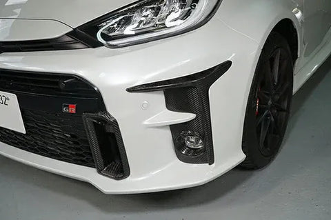 Andro Motorsports Drycarbon Front Fog Lamp Cover 2pcs (Yaris GR 20+) — fits Toyota Yaris