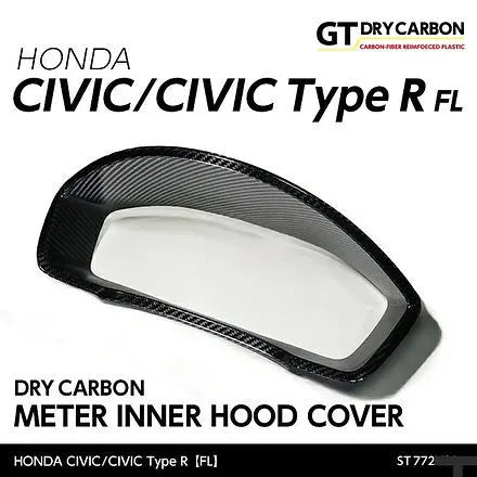Andro Motorsports Inner Meter Hood (Civic Type R 22+) — fits Honda Civic Type