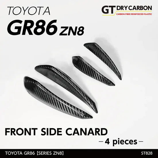 Andro Motorsports Drycarbon Canards (BRZ 21+/GR86 21+) — fits Toyota Gr86