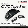 Andro Motorsports Drycarbon Front Seat Garnish (Civic Type R 22+) — fits Honda Civic Type