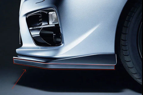 STI Hardened Rubber Front Lip Extension (WRX/STi 2015+) — fits Subaru STI