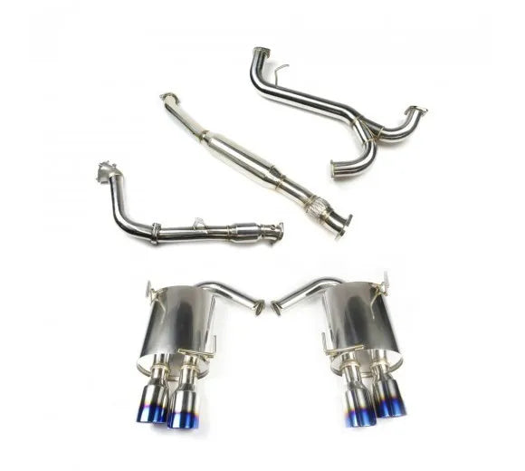 Hyperflow Turbo Back Exhaust - Catted (WRX/STi 11-14 Sedan) — fits Subaru STI