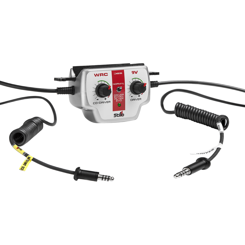 Stilo WRC Des 9V Intercom Individual volume controls, camera/radio connection, and switchable input/output. Easy in...