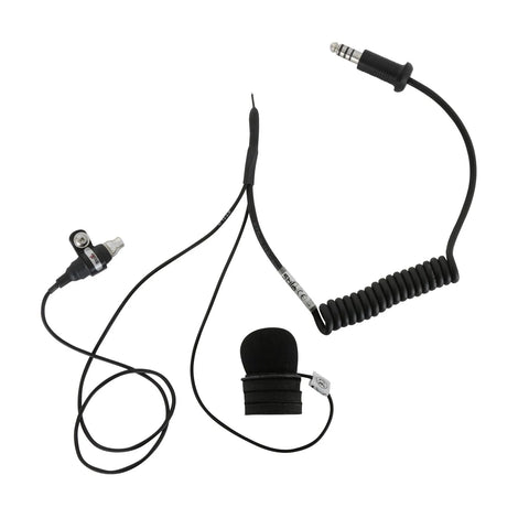 Stilo , Gentex button mic, 3.5mm jack for earbuds