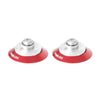 Stilo HANS Post Collar Anchor- Red The anchor features an aluminum base and an anodized finish that adds a professional look to your racing gear.