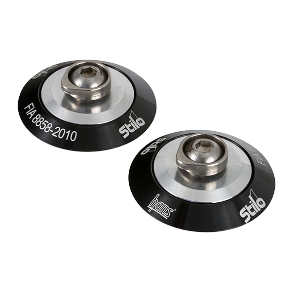 Stilo Post Anchors Black Compatible with SAH helmets