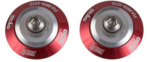 Stilo Post Anchors Red Compatible with SAH helmets