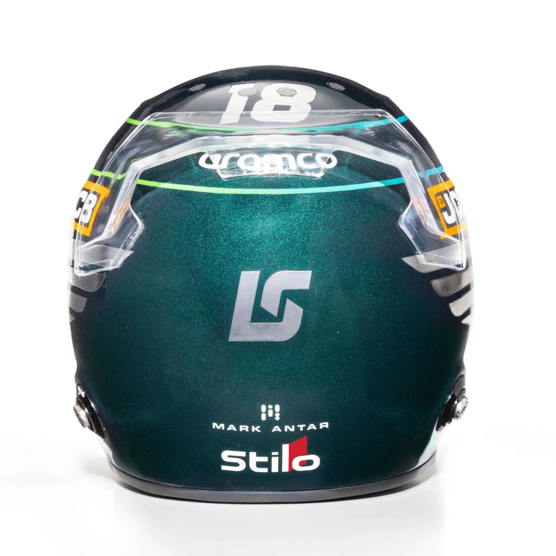 Stilo ST5 Mini Helmet- Lance Stroll / Aston Martin 2023 Regular Season Livery