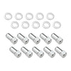Street Pro Wheels Wheel Lug Nut Kit Chrome Street Pro 007 Dome head Length 1.70 1/2 1.00 " shank Set of 10