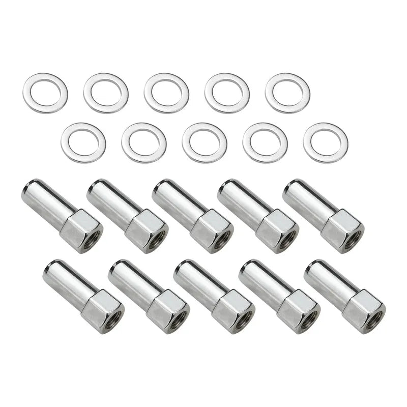Street Pro Wheels STP-WN5125K10-CHM-O Wheel Lug Nut Kit