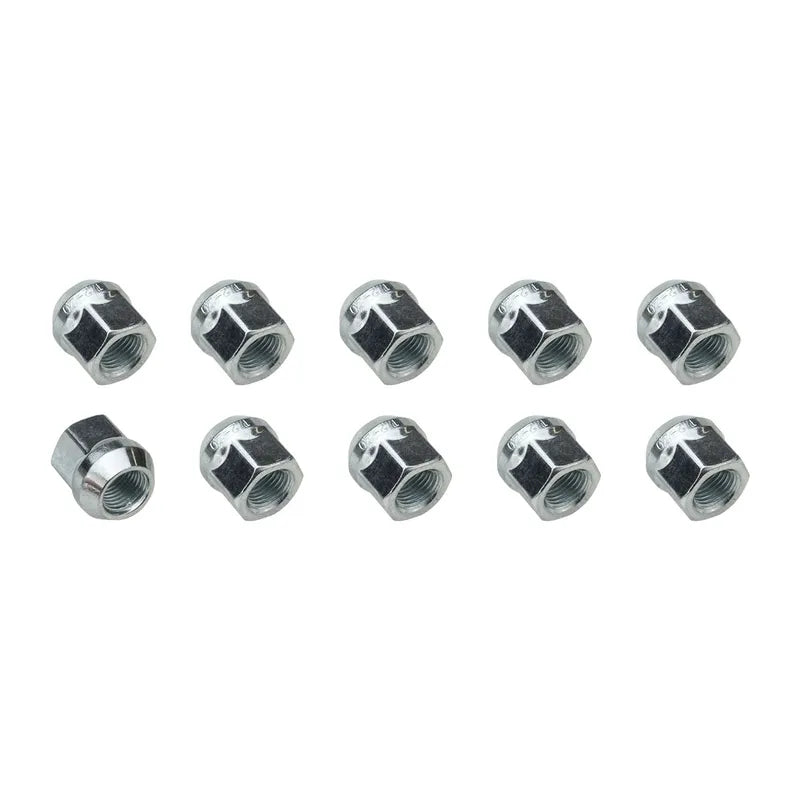 Street Pro Wheels Wheel Lug Nut Kit Chrome Acorn Open End Bulge Length 0.87 1/2 " Set of 10