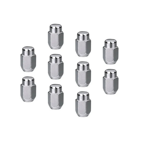 Street Pro Wheels Wheel Lug Kit Chrome Acorn Bulge Length 1.42 14 x 1.50 Set of 10