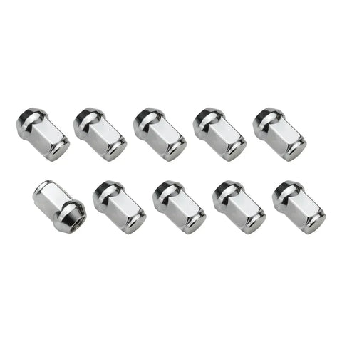 Street Pro Wheels Wheel Lug Nut Kit Chrome Acorn Bulge Length Set of 10