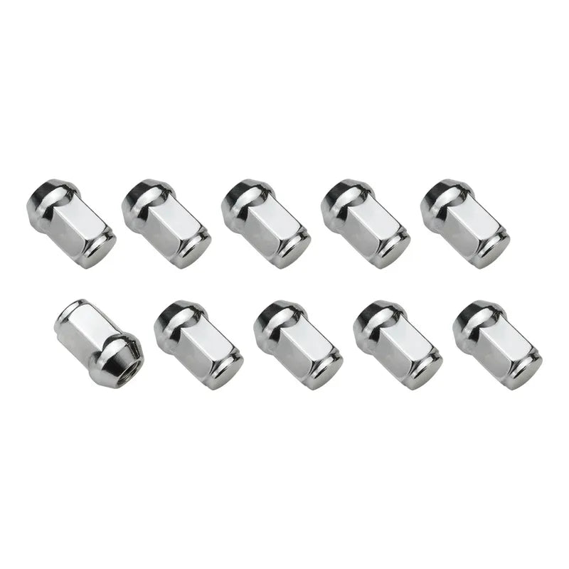 Street Pro Wheels Wheel Lug Nut Kit Chrome Acorn Bulge Length Set of 10