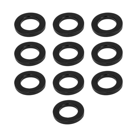 Street Pro Wheels Street Pro Wheel Lug Nut Washers, Black Thick Mag Wheel Lug Nut Washers, Set of 10, 5mm T / 27mm OD