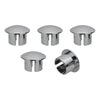 Street Pro Wheels Street Pro Wheel Plugs Chrome Pushin 11/16in Hole Streetpro Weld Cragar Set of 5