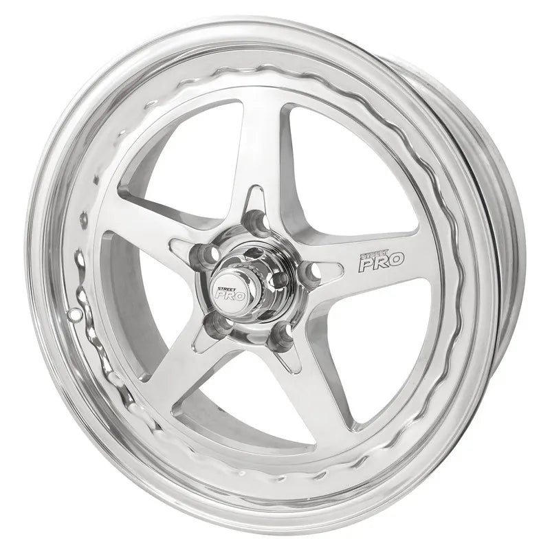 Street Pro Wheels Street Pro ll Convo Pro Wheel Polished 18x7' For Ford Bolt Circle 5x 4.50' 12 4.50' Back Space