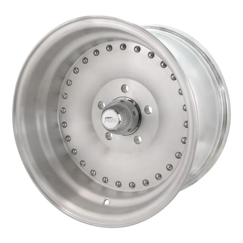 Street Pro Wheels Street Pro 007 Series Wheel Brushed Raw 15x10'' For Ford 5 x 4.5'' Circle (-51) 3.5'' Back Space