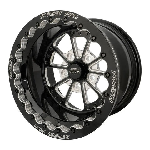 Street Pro Wheels Street Pro 009 Series Forged Wheel Rear Beadlock 15x10''/4.50'' Backspace -25/5x4.50" Bolt Circle Ford