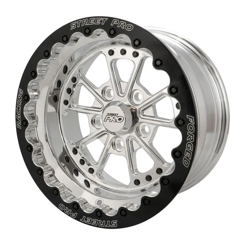 Street Pro Wheels Street Pro 009 Series Forged Wheel Rear Beadlock 15x8''/3.50'' Backspace -25/5x4.50" Bolt Circle...
