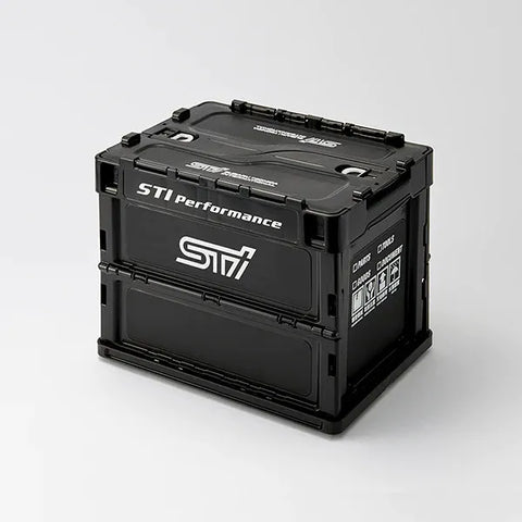 Subaru STI Genuine Folding Workshop Storage/Container 20 Litres - Black