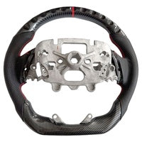 Fit For Ford Ranger Raptor RA 05/2022-2025 Carbon Fiber Steering Wheel Red Strip