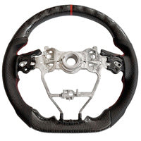 Fit For Toyota RAV4 XA50 AXAH54 11/2018-2025 Carbon Fiber Steering Wheel Red Strip