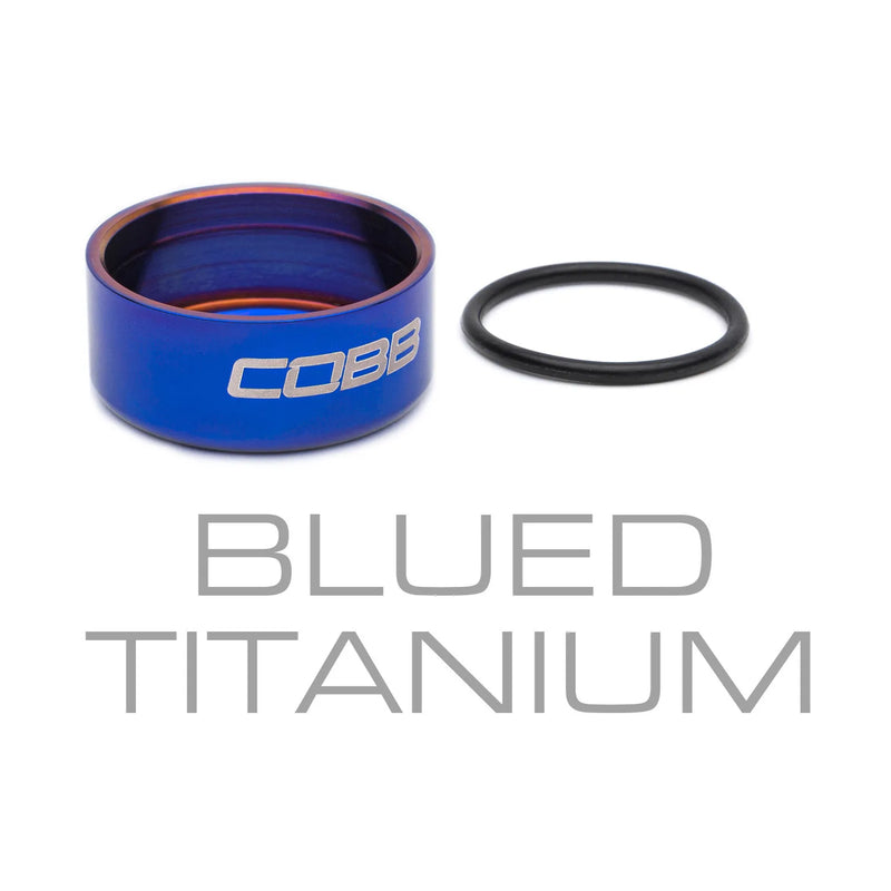 Cobb Tuning Trim Ring for Weighted Shift Knobs - Blue Titanium (WRX/STI 94-21) — fits Subaru Liberty Wagon GT Spec B