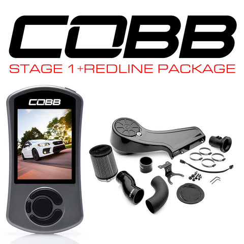 Cobb Tuning Stage 1 + Redline Carbon Fiber Power Package (WRX Manual 15-21) — fits Subaru WRX