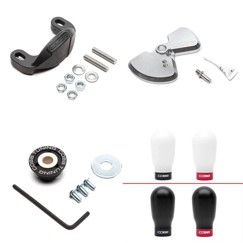 Cobb Tuning Stage 1+ Drivetrain Package Black Tall Weighted Knob (WRX VA 15-21/WRX VB 22+) — fits Subaru WRX