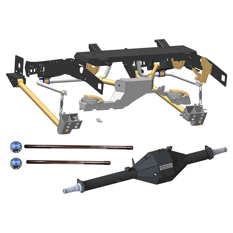Superior Engineering Superior Weld in Coil Conversion VSB14 Approved Base Kit with Track Corrected Chromoly Diamond Diff Housing — Toyota LandCruiser 79 Series
