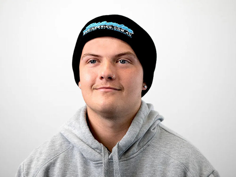 Superior Engineering Black Beanie with White Outline Logo (Each)