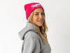Superior Engineering Pink Beanie with White Outline Logo Each