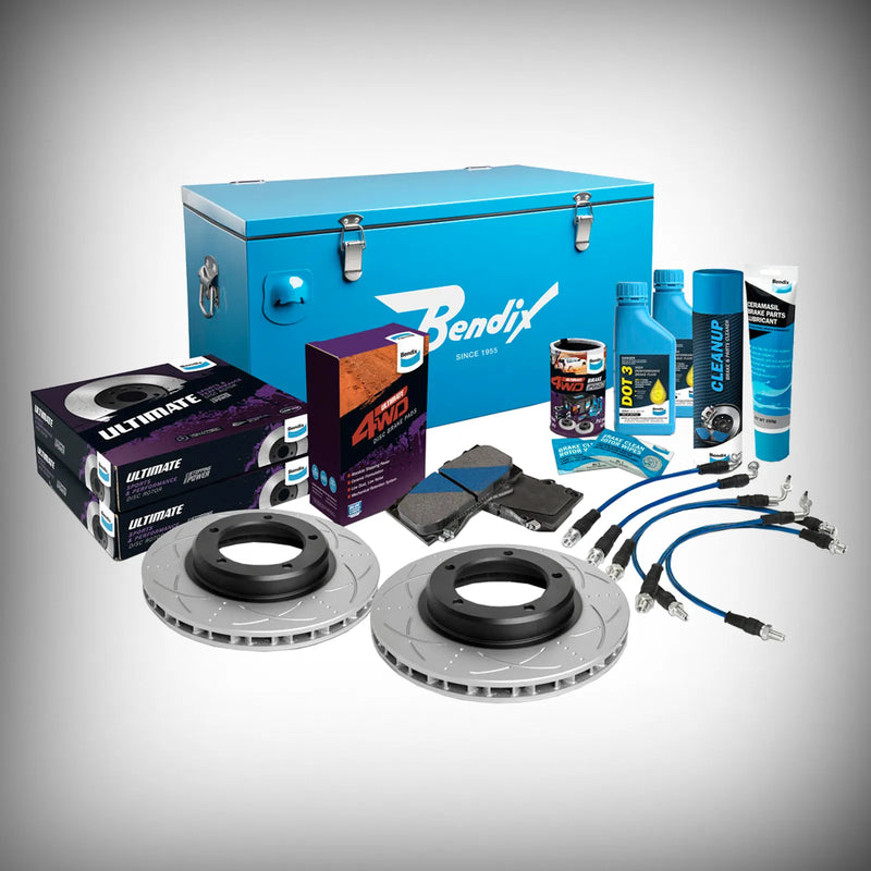 Superior Engineering Superior/Bendix Ultimate High Performance Complete Brake Upgrade Kit — Toyota LandCruiser 76/78/79 Series [09/2016-Current] (4 inch) (With