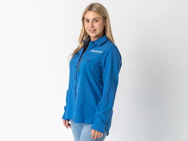 Superior Engineering Ladies Syzmik Fishing Shirt Blue Each 8