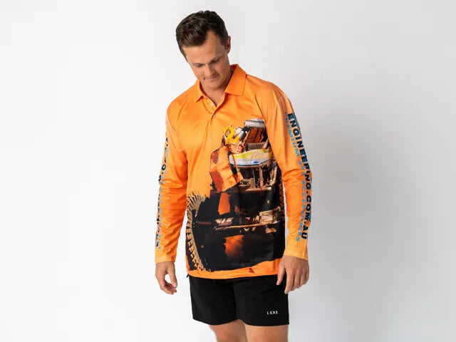 Superior Engineering Mens Sublimated Fishing Shirt Ultra 4 Each XXX Large