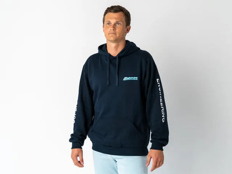 Superior Engineering Unisex Hoodie Navy with Sleeve Logo Each XXX Large