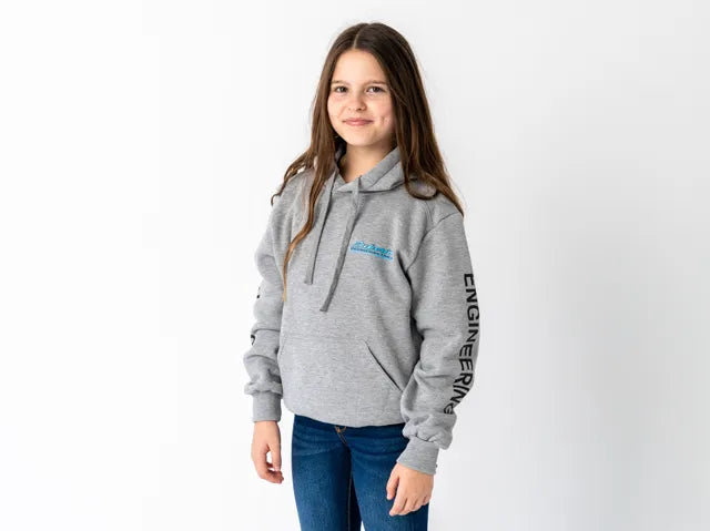 Superior Engineering Youth Hoodie Grey Marle with Sleeve Logo Each