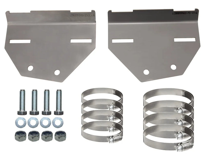 Superior Engineering 2.0/2.5 Shock Reservoir Mount — Toyota LandCruiser 300 Series Rear (304 Stainless Steel) (Pair)