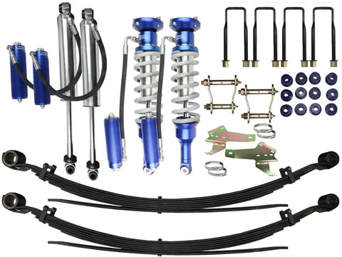 Superior Engineering Superior Adjustable Monotube 2.5 Remote Reservoir 2 Inch (50mm) Lift Kit — Toyota Hilux 2005-1...