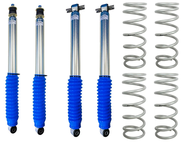 Superior Engineering Superior Monotube IFP 2.0 2 Inch (50mm) Lift Kit — Jeep Wrangler JK (Kit) 60-100kg Acc (LWB Diesel) 100kg Cons (SWB)