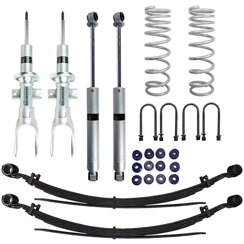 Superior Engineering Superior Nitro Gas Twin Tube 30mm Lift Kit — Volkswagen Amarok (Kit) 80-120kg Acc 350kg to GVM