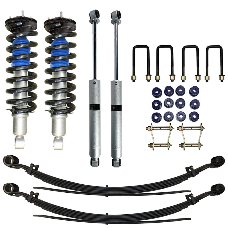 Superior Engineering Superior Nitro Gas Twin Tube 2 Inch (50mm) Lift Kit — Nissan Navara D40 (Kit) 75-115kg Acc 350kg to GVM