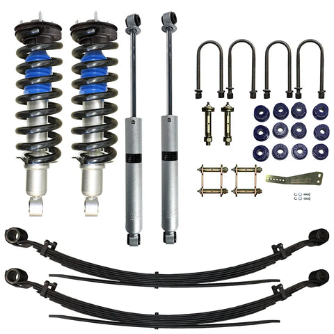 Superior Engineering Superior Nitro Gas Twin Tube 2 Inch (50mm) Lift Kit — Nissan Navara NP300 2015-20 Leaf Rear(Ki...