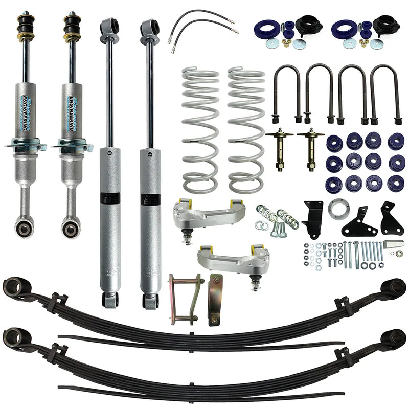 Superior Engineering Superior Nitro Gas Twin Tube 4 Inch (100mm) Lift Kit — Ford Ranger/Mazda BT-50 2012-18