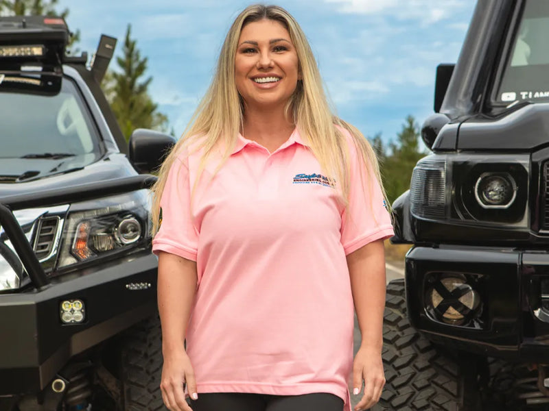 Superior Engineering Unisex Classic Polo Pink Each XXX Large
