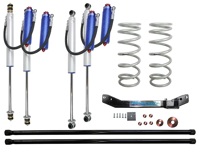 Superior Engineering Superior Remote Reservoir 2.0 2 Inch (50mm) Lift Kit — Toyota LandCruiser 100 Series 6cyl with...