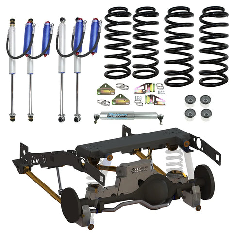 Superior Engineering Superior Weld In Coil Conversion VSB14 Approved 2 Inch (50mm) Lift Kit w/Remote Reservoir Shoc...