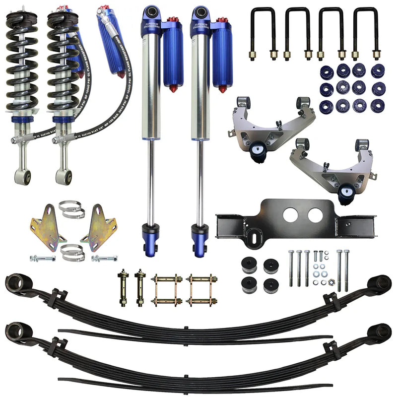 Superior Engineering Superior Remote Reservoir 2.0 3 Inch (75mm) Lift Kit — Holden Colorado/Isuzu Dmax 2012-20 (Kit...